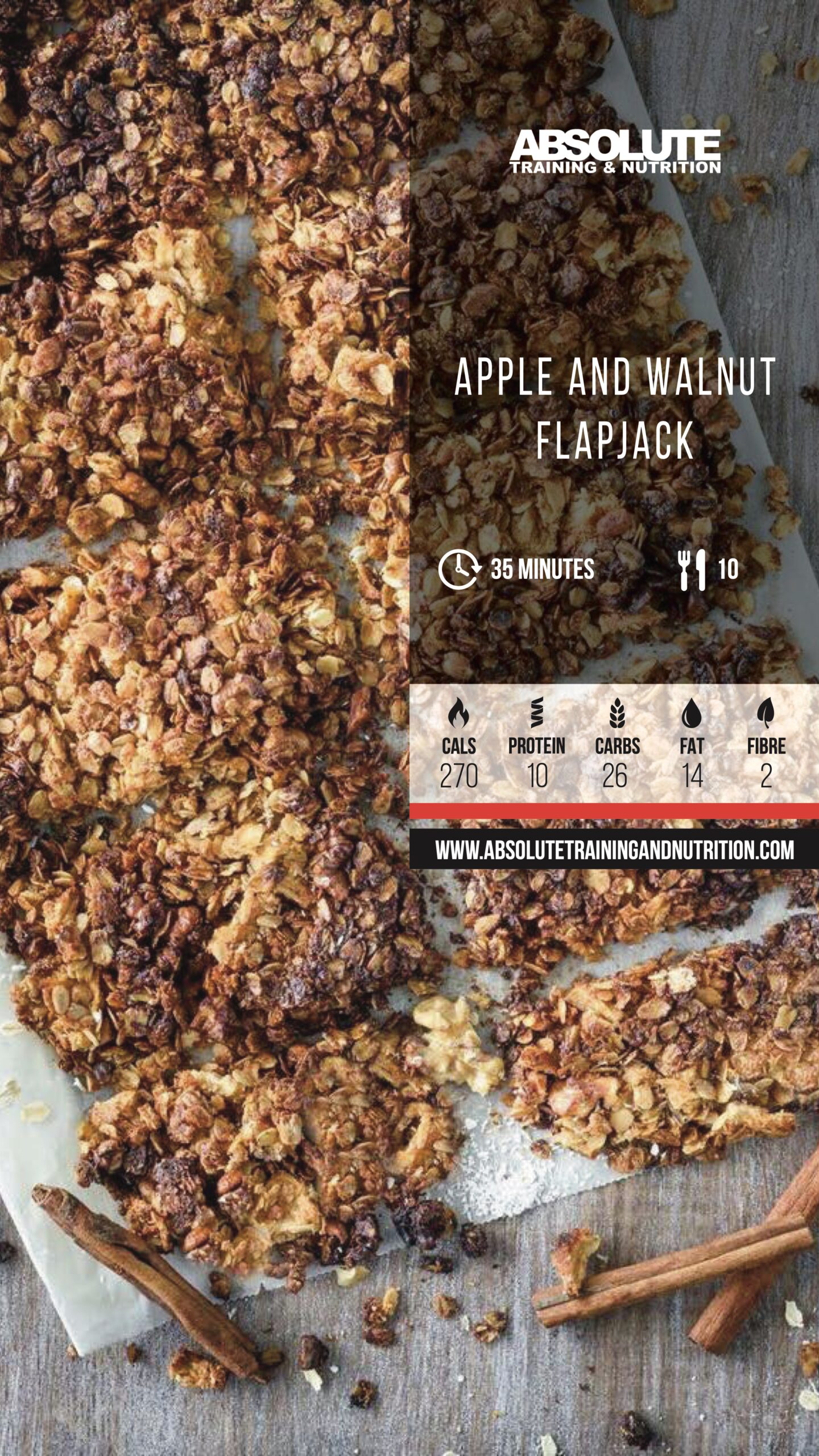 Apple & Walnut Flapjack 3