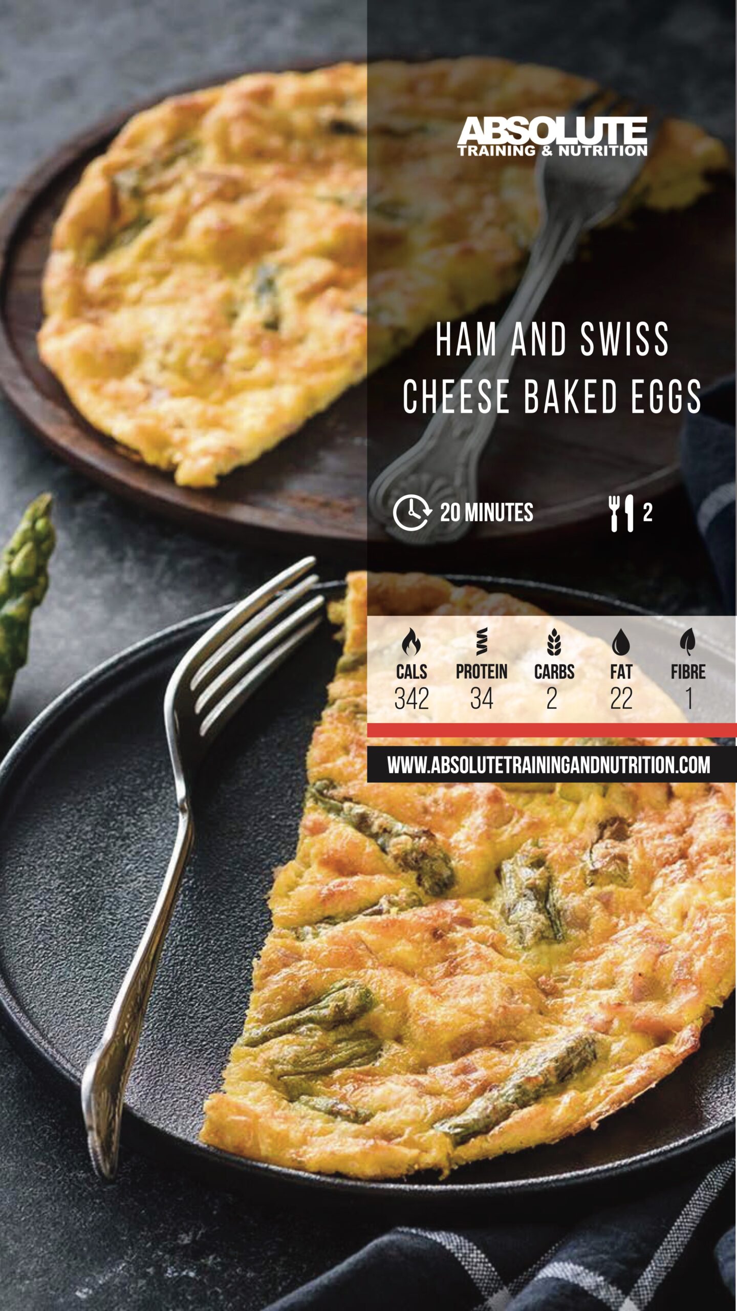 Ham & Swiss Cheese Baked Eggs 3